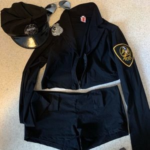 Sexy female cop costume